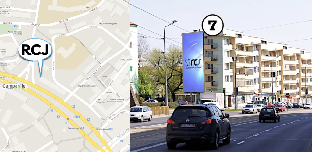  ul. Wyszyńskiego (w dół w kierunku Mostu Długiego)  