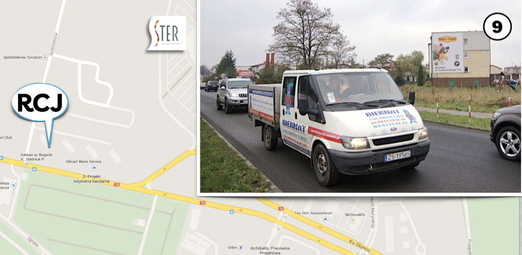  Wjazd do Mierzyna od ul. Ku Słońcu 